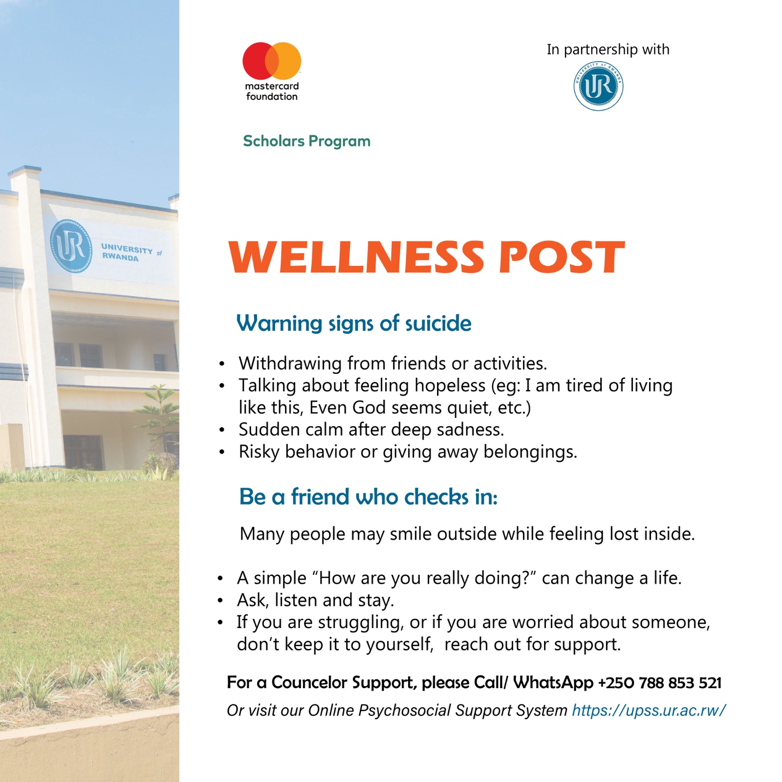 WARNING SIGNS OF SUICIDE